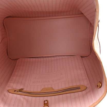 Louis Vuitton Damier Azur Neo Neverfull GM Rose Ballerine 5 of 11