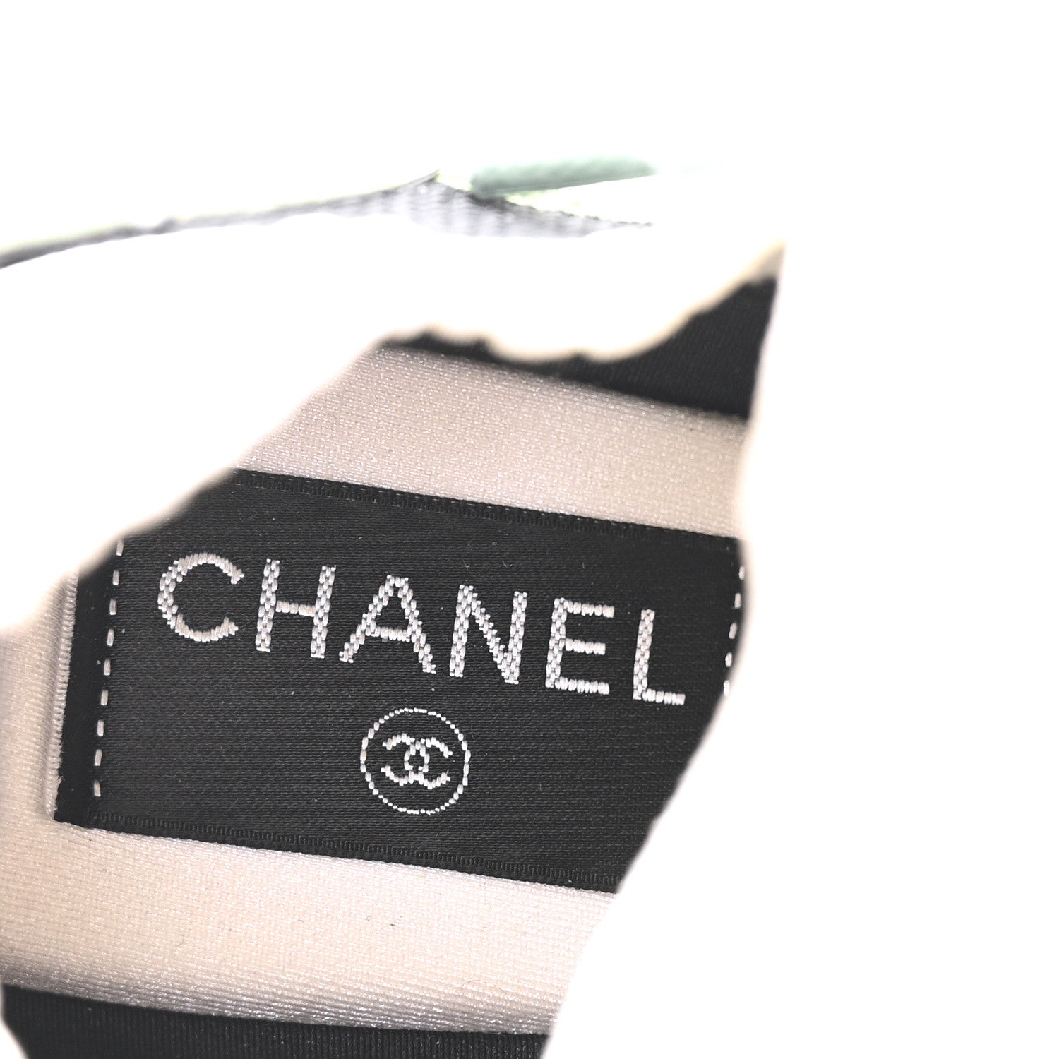 Chanel Knit Suede Fabric Womens CC Sneakers 40 Green Dark Green White Black 7 of 8
