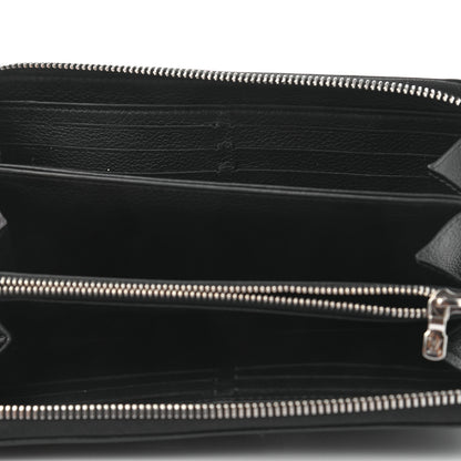 Louis Vuitton Calfskin Zippy Lockme Wallet Black 5 of 9