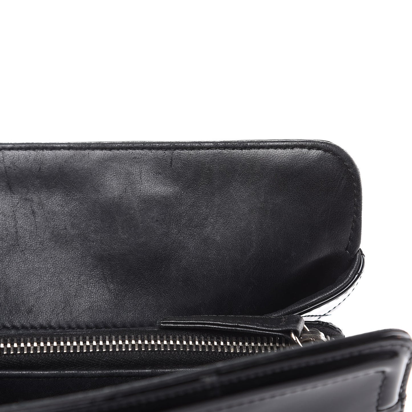 Vinyl Lipstick Ligne Tote Black