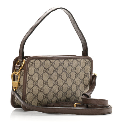Gucci GG Supreme Monogram Web Ophidia Crossbody Bag Beige New Acero 3 of 11