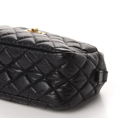 Chanel Aged Calfskin Quilted Small Reissue Camera Case Black 7 of 10