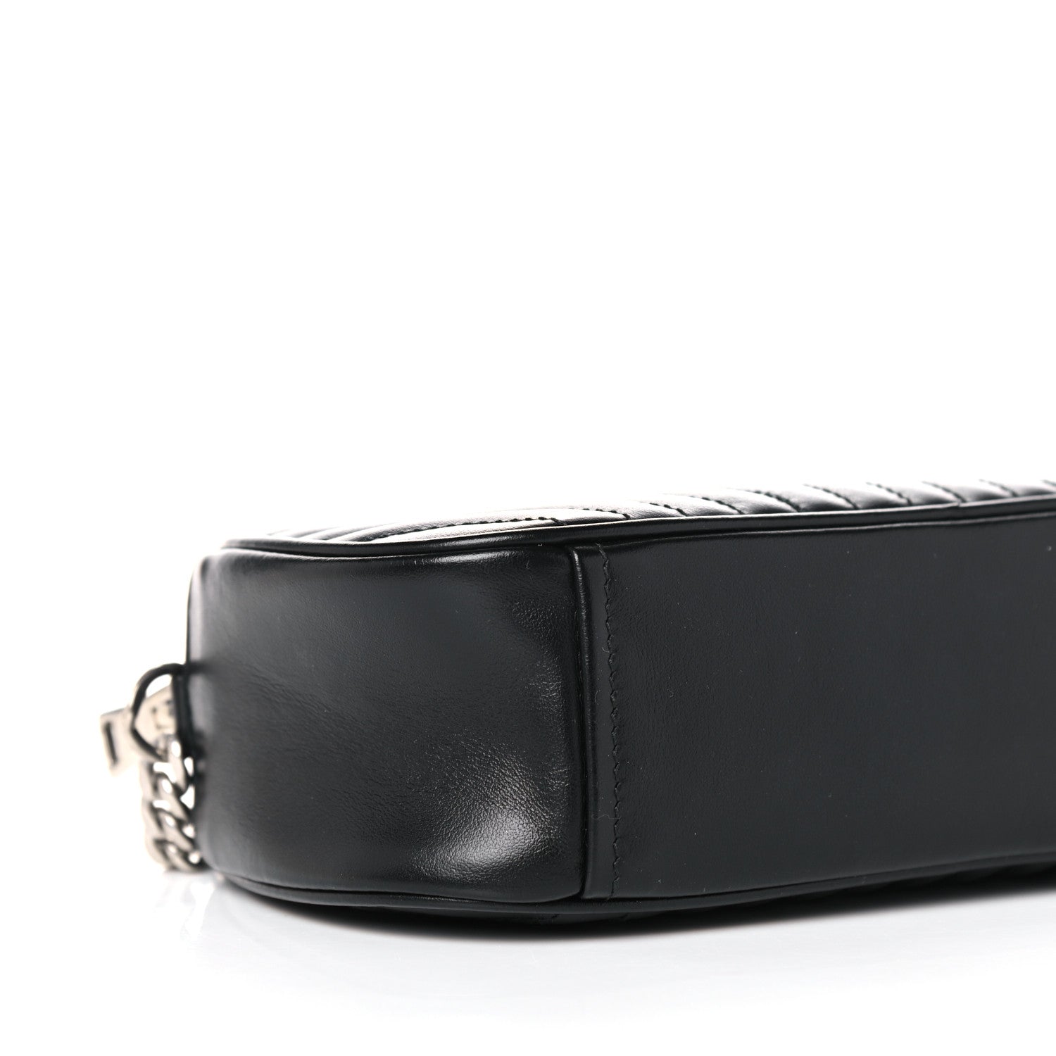 Prada Soft Calfskin Impunture Diagramme Dome Crossbody Bag Black 7 of 9