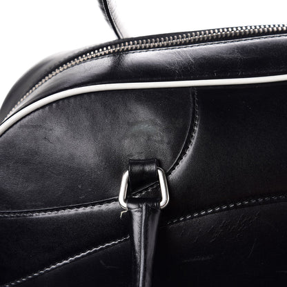 Prada Vitello Bowling Bag Black 14 of 17
