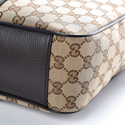 Gucci Monogram Briefcase Dark Brown 6 of 10