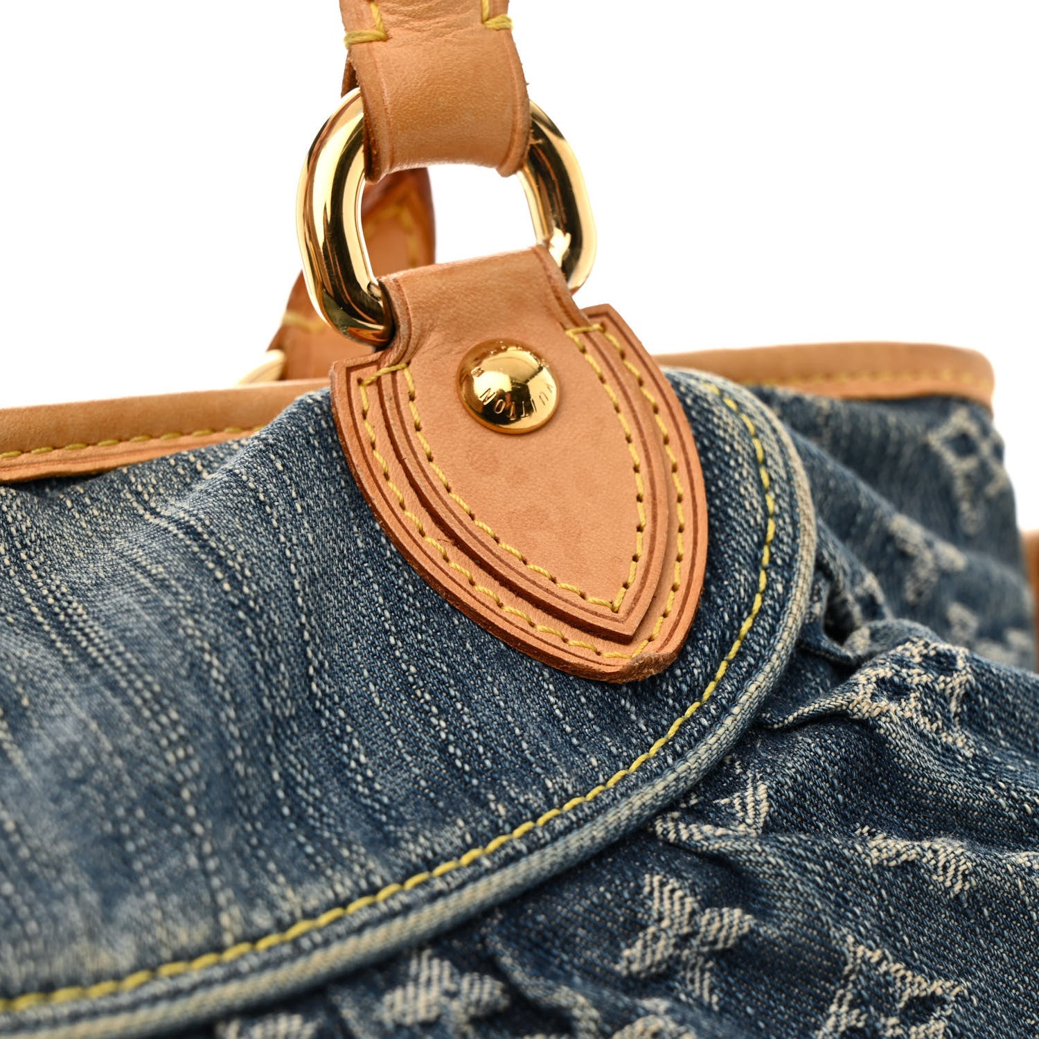 Louis Vuitton Denim Neo Cabby MM Blue 18 of 19