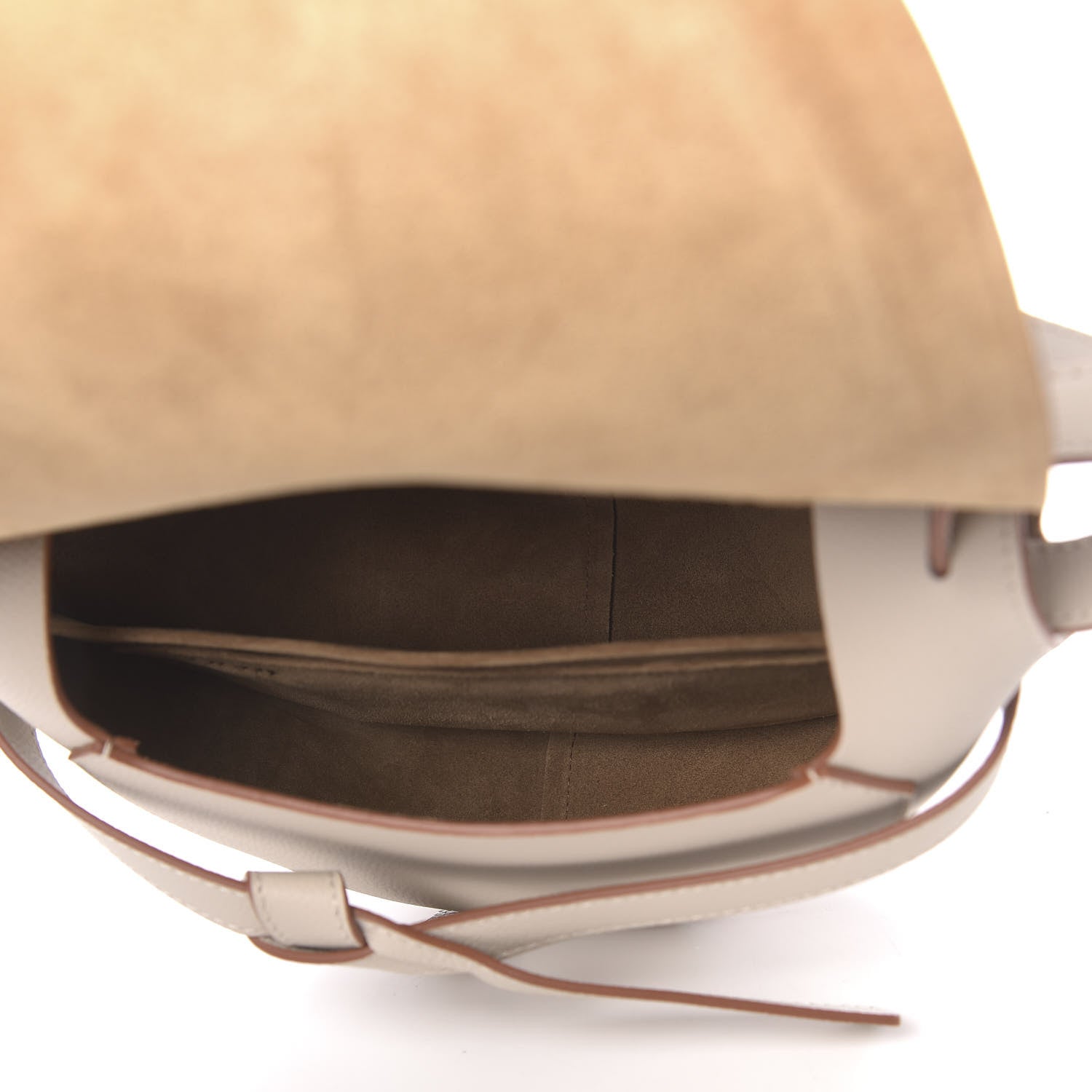 Loewe Grained Calfskin Small Gate Crossbody Bag Light Ghost 5 of 9