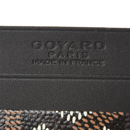 Goyard Goyardine Saint Sulpice Card Holder Black 6 of 7