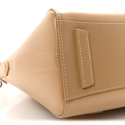 Givenchy Box Calfskin Mini Lock Antigona Shoulder Bag Beige Cappuccino 8 of 9
