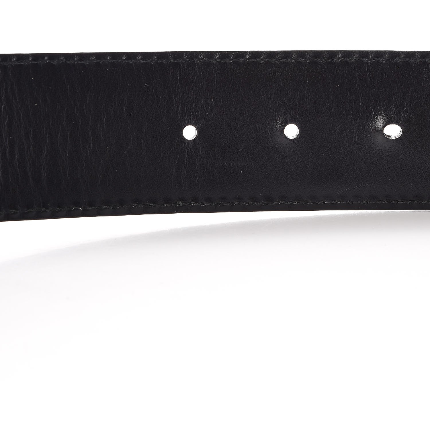 Gucci Guccissima Interlocking G Belt 100 40 Black 5 of 7