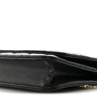 Chanel Caviar Quilted Wallet On Chain WOC Black 11 of 13