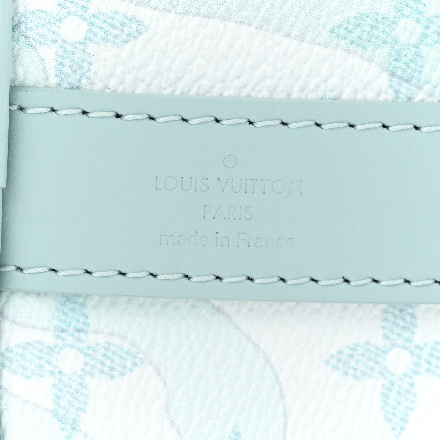 Monogram Aquagarden Keepall Bandouliere 25 Crystal Blue