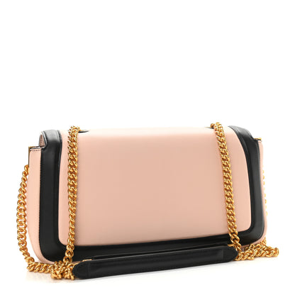 Fendi Nappa Apolo Bi-Color Chain Baguette Rosa Quarzo Black 3 of 9