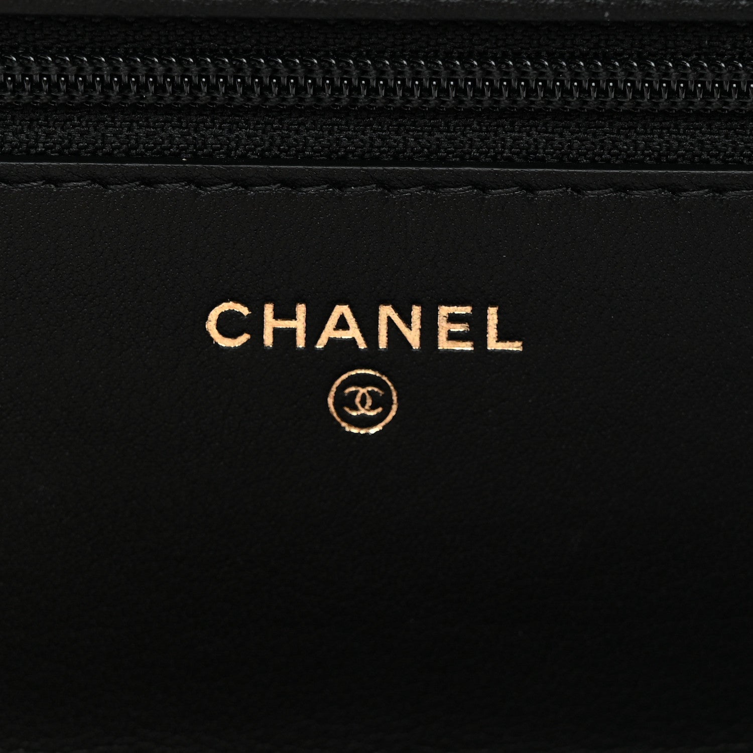 Chanel Lambskin Quilted Boy Wallet On Chain WOC Black 6 of 15