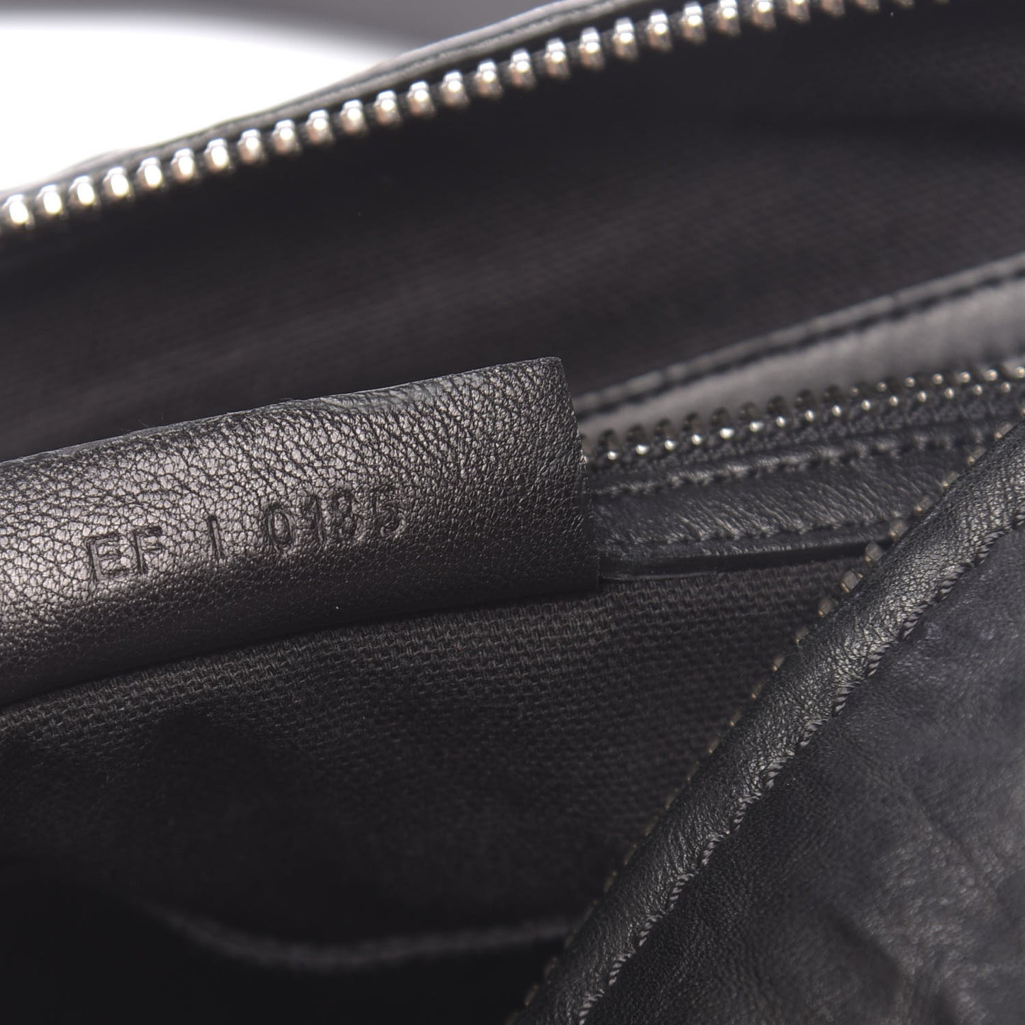 Tumbled Sheepskin Medium Pandora Bag Black