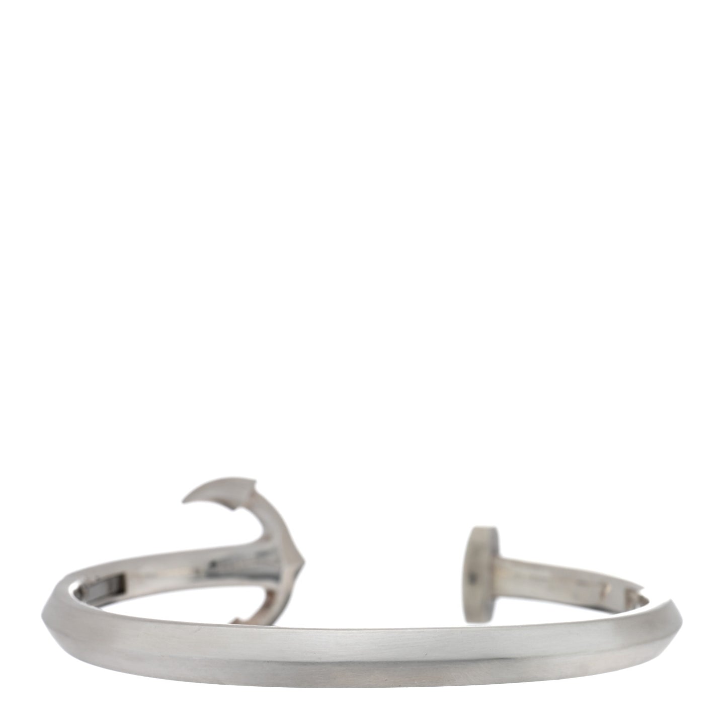 Sterling Silver Lapis Lazuli Maritime Anchor Cuff Bracelet