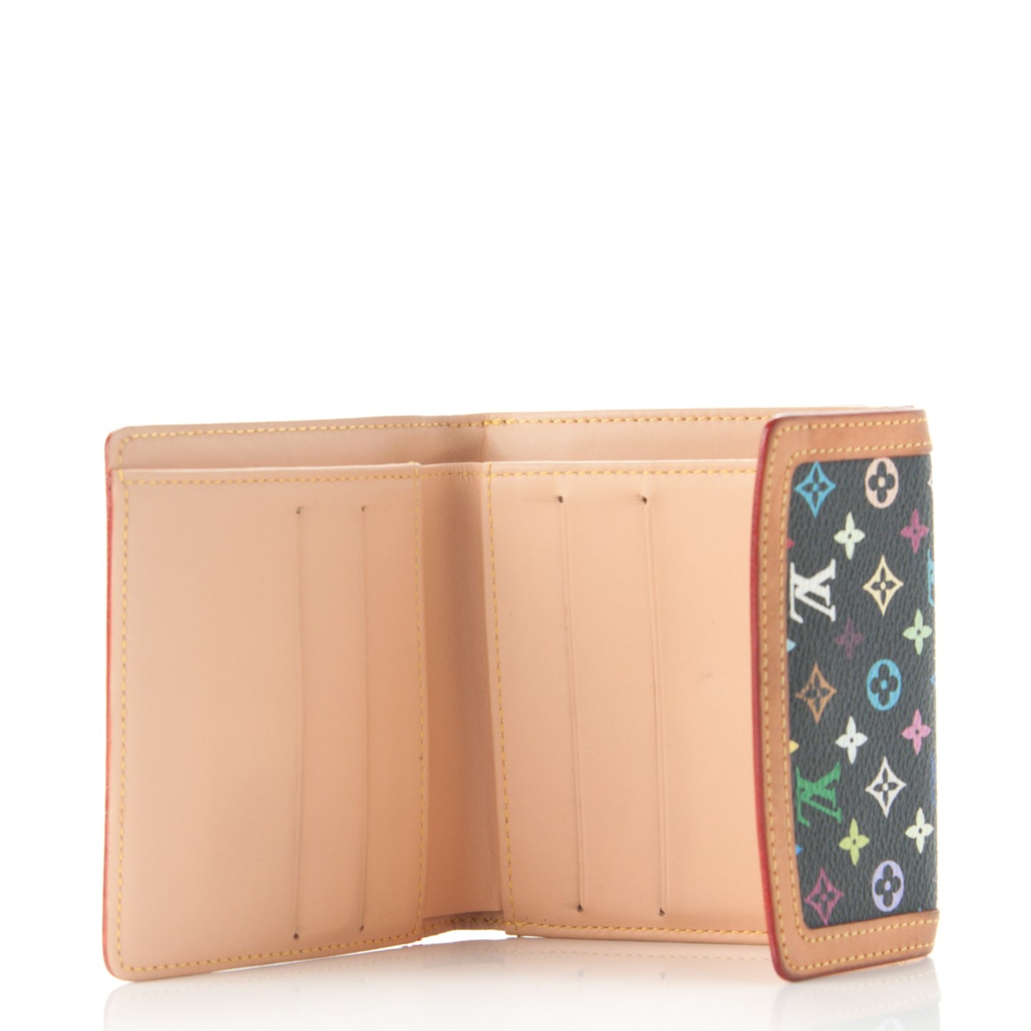 Monogram Multicolor Porte-Monnaie Billets Wallet Black