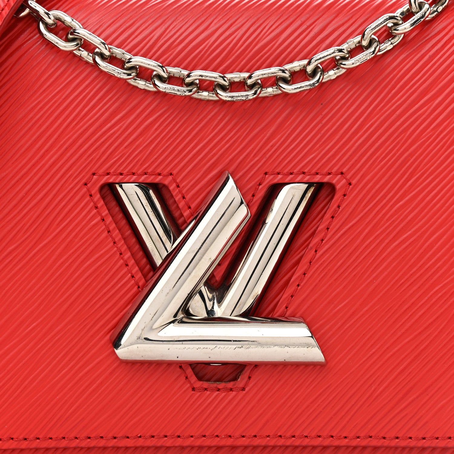 Louis Vuitton Epi Twist Shoulder Bag MM Coquelicot 7 of 10