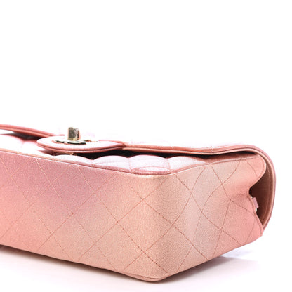 Chanel Metallic Lambskin Quilted Ombre Mini Rectangular Flap Pink 7 of 11
