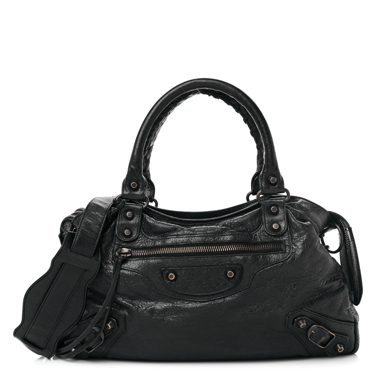 Balenciaga Agneau Classic Hardware Town Black 1 of 27