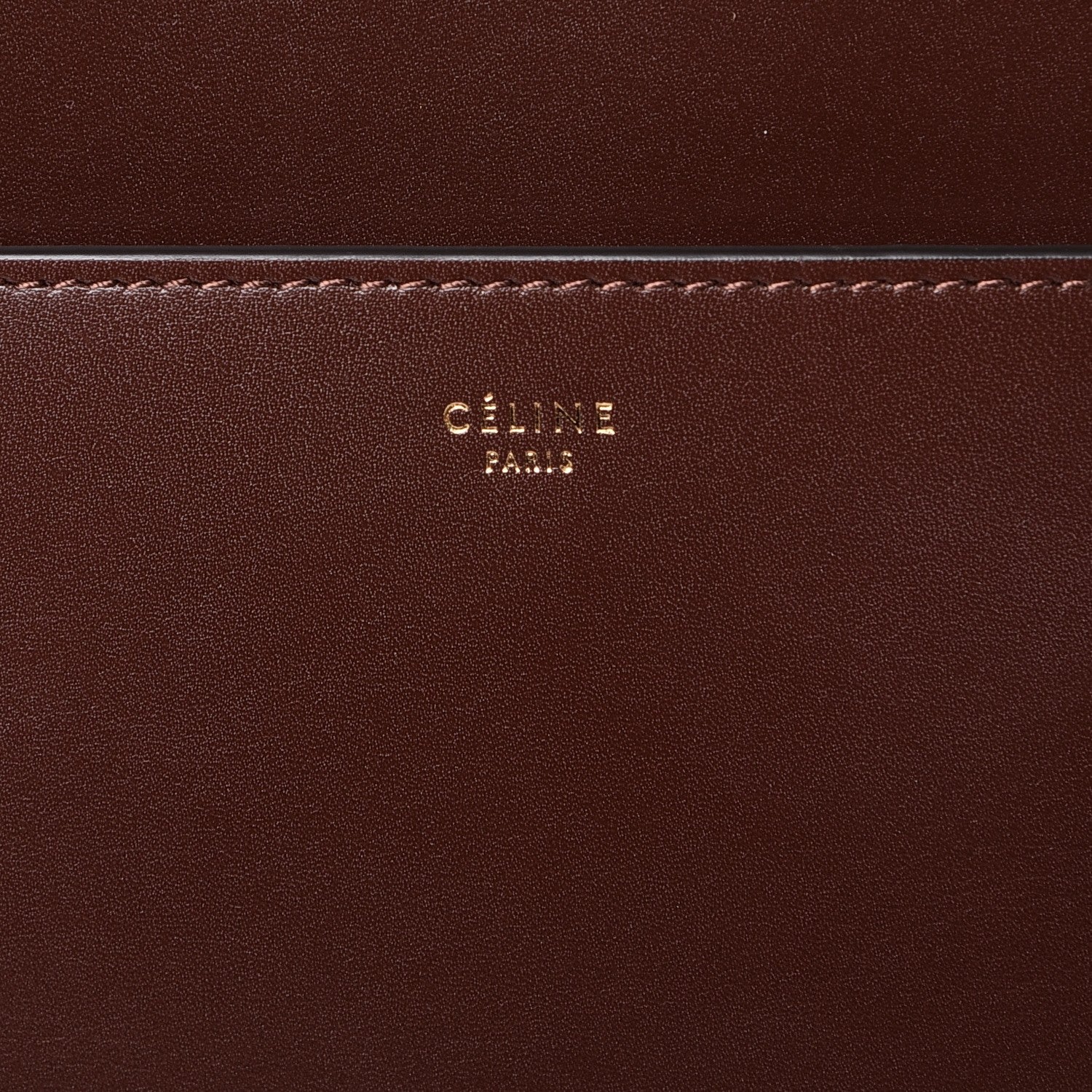 Celine Supersoft Calfskin Sangle Bucket Bag Burgundy 6 of 8