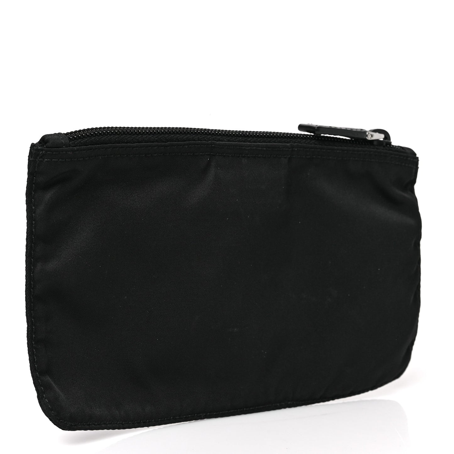 Nylon Tessuto Cosmetic Pouch Black