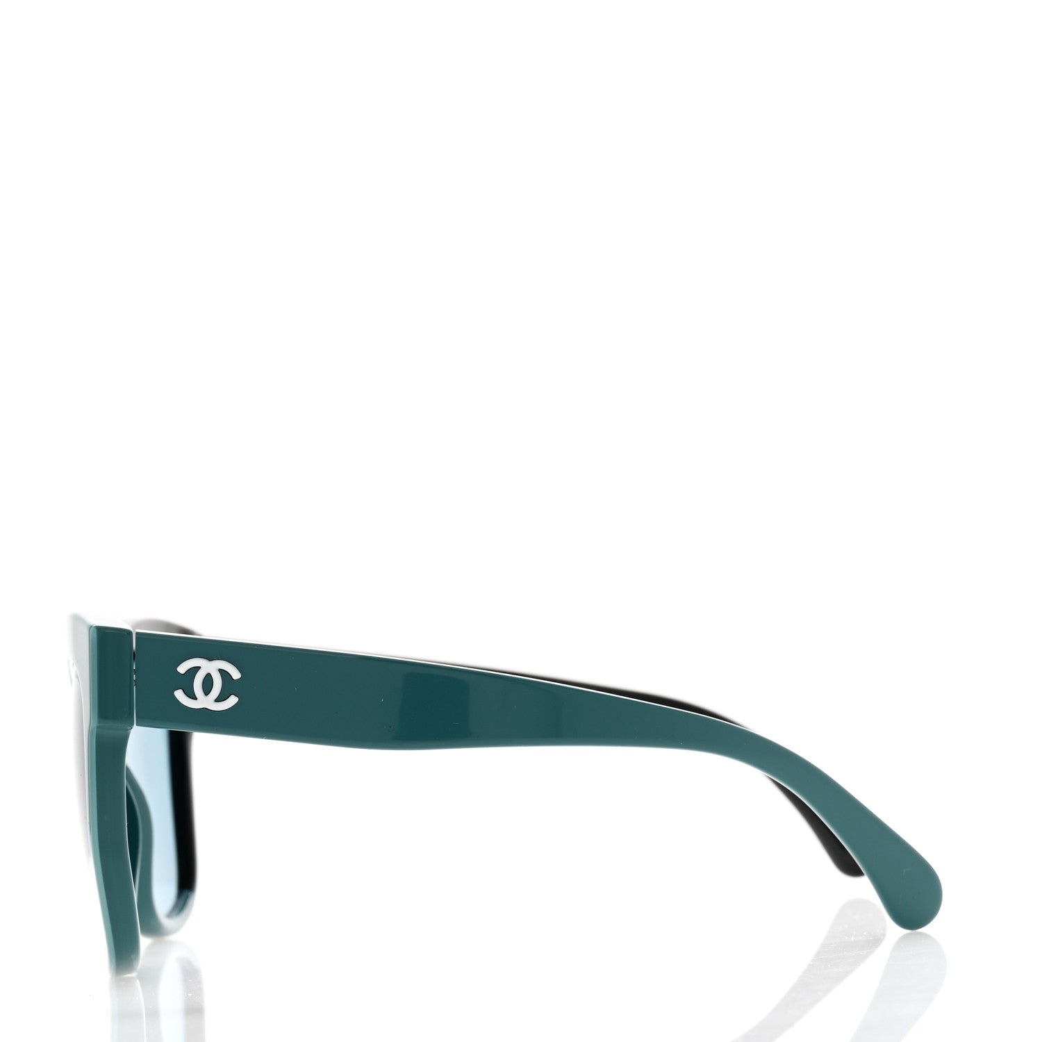 Chanel Acetate CC Sunglasses 9081 Blue Black 3 of 8