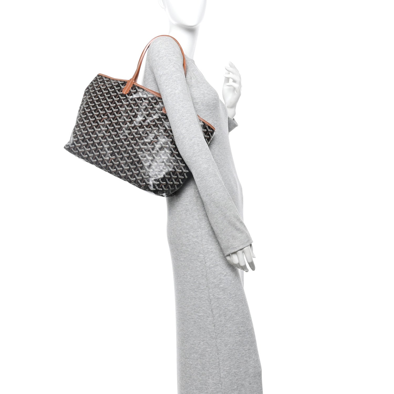 Goyard Goyardine Saint Louis PM Black Gold 2 of 13