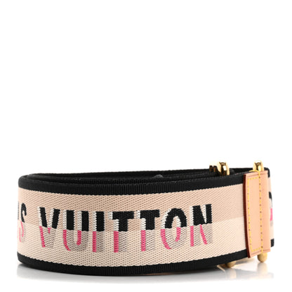 Louis Vuitton Jacquard Speedy Bandouliere 20 Shoulder Strap Black 2 of 6