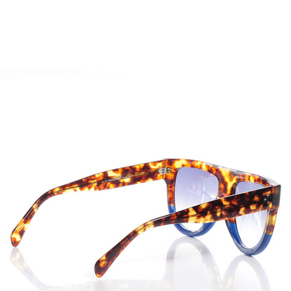 Celine Shadow Sunglasses 41026/S Havana Tortoise Blue 3 of 8