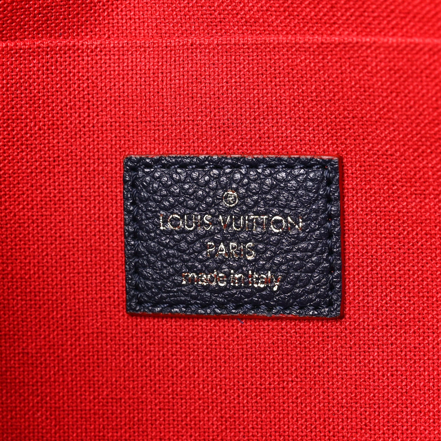 Empreinte Pochette Felicie Chain Wallet Marine Rouge