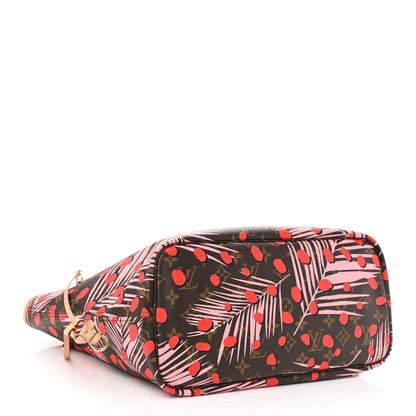 Louis Vuitton Monogram Jungle Dots Neo Neverfull MM Sugar Pink Poppy 5 of 10