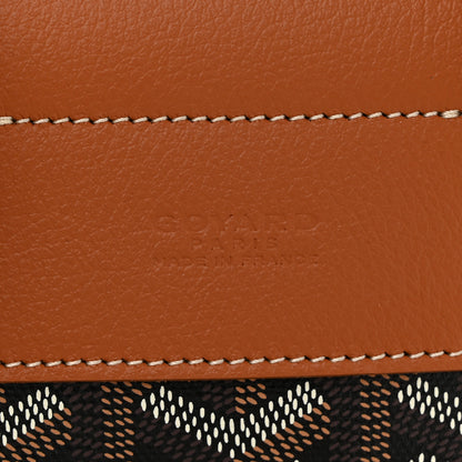 Goyard Goyardine Calfskin Mini Alpin Backpack Black Gold 6 of 9