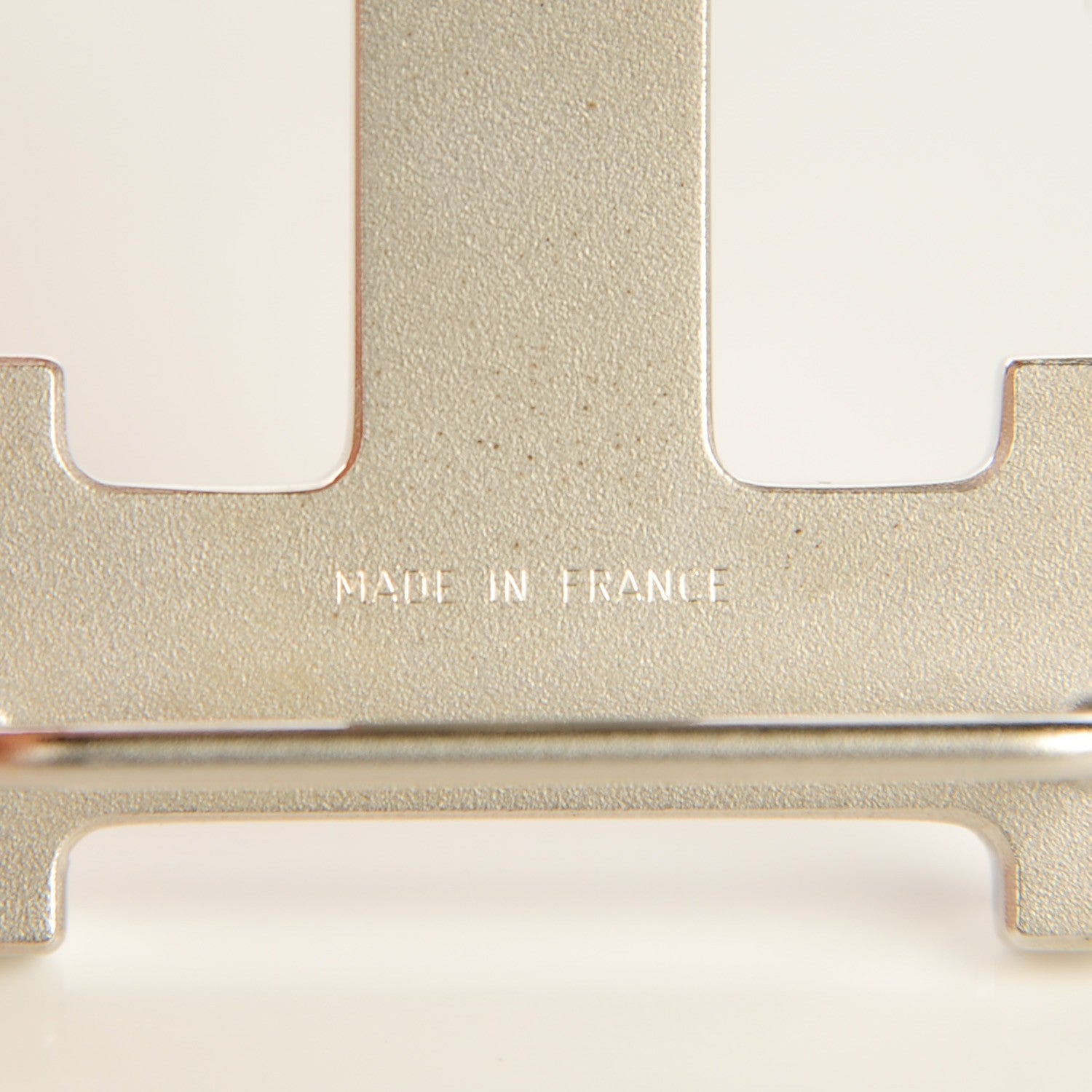 Hermes Box Togo 32mm H Belt 95 Black Gold 8 of 10