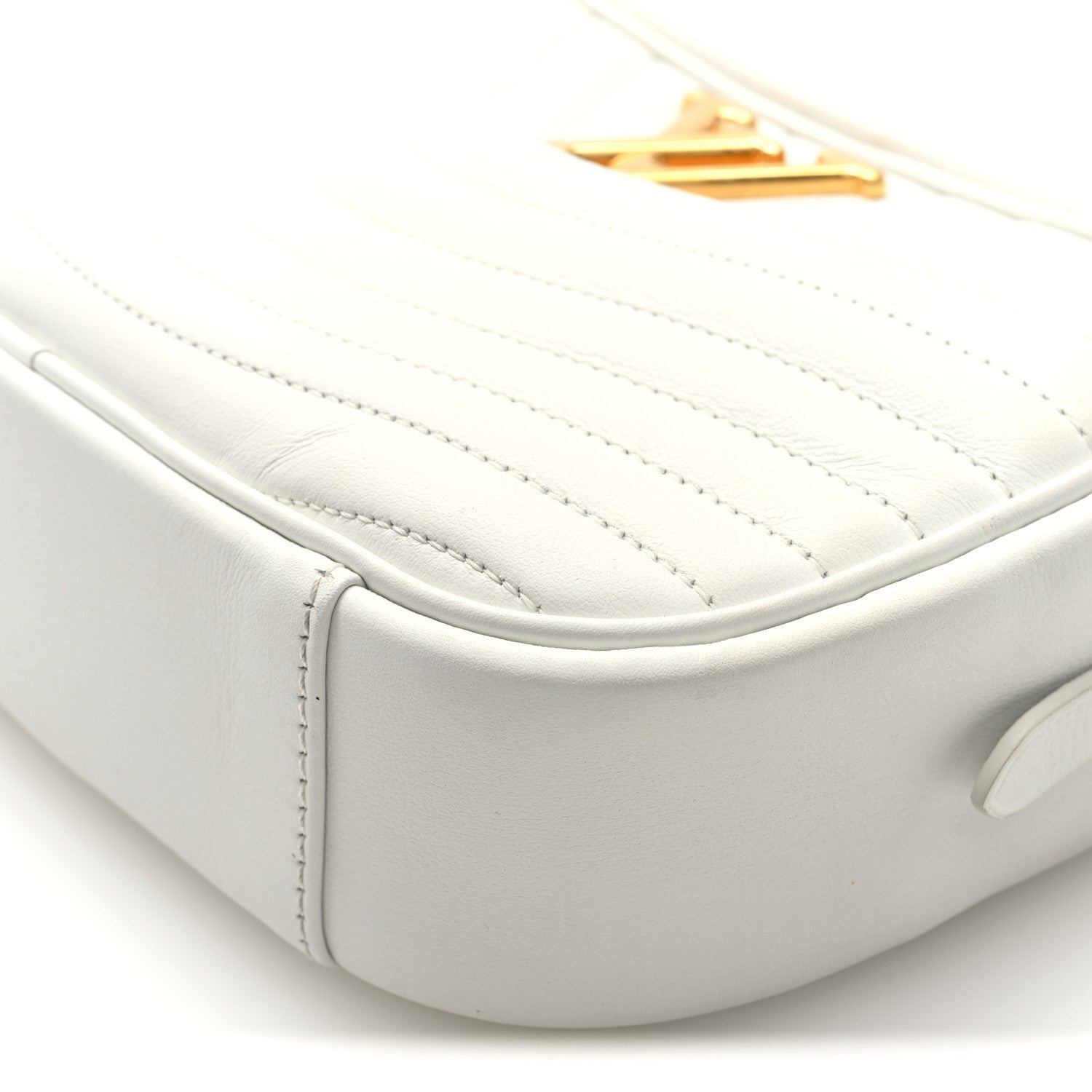Louis Vuitton Calfskin New Wave Camera Bag White 1767085