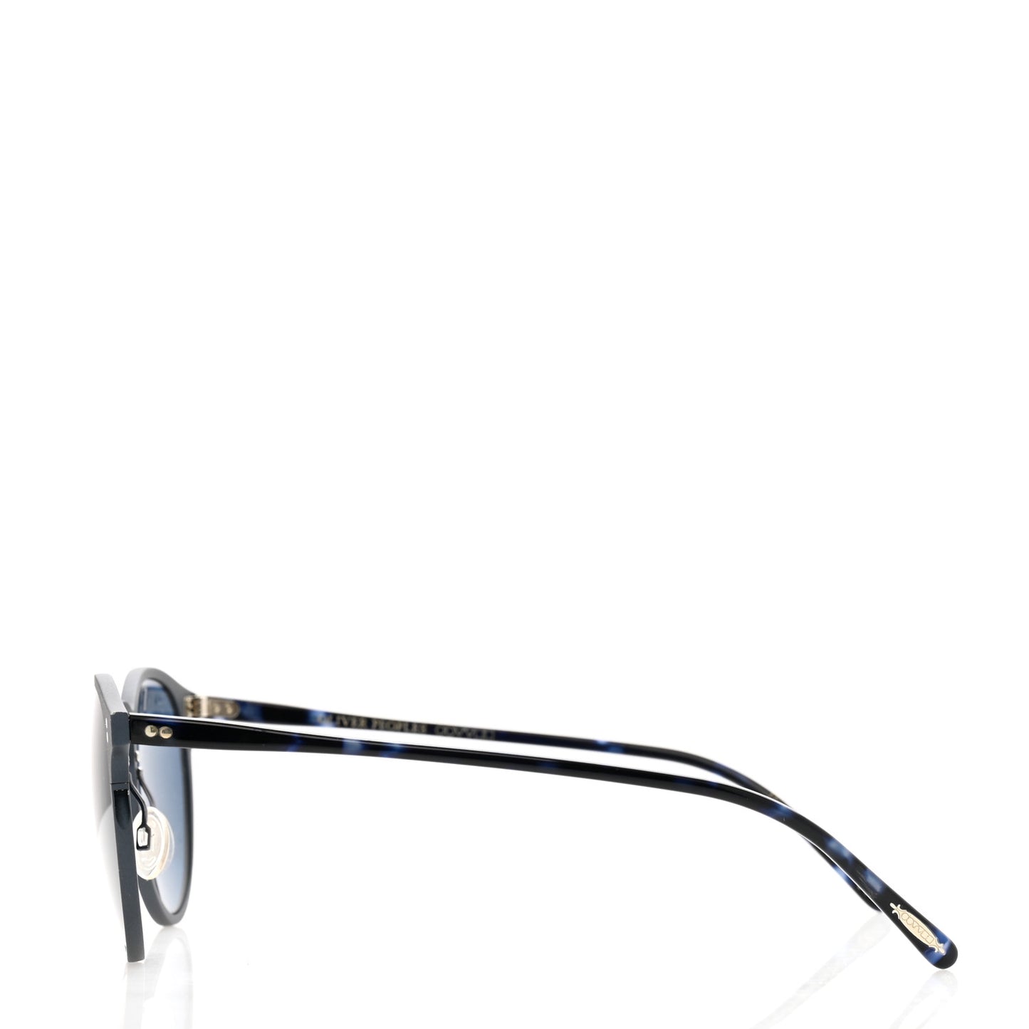 Acetate Metal Round Sunglasses OV1208S Blue