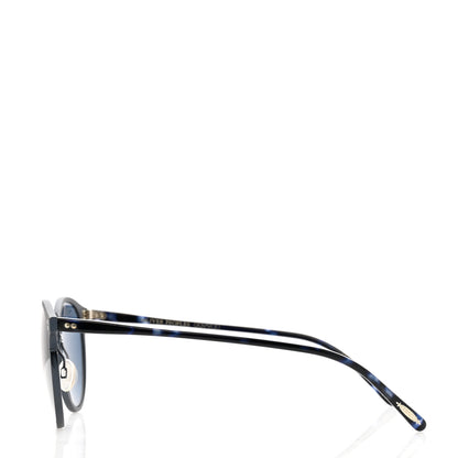 Oliver Peoples Acetate Metal Round Sunglasses OV1208S Blue 3 of 7