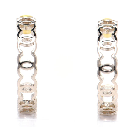Chanel Metal CC Hoop Earrings Gold 2 of 4