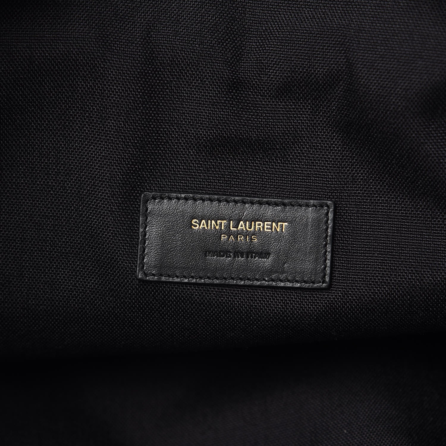 Saint Laurent Canvas Vinyl Record Print Hunting Rucksack Backpack Black 6 of 9