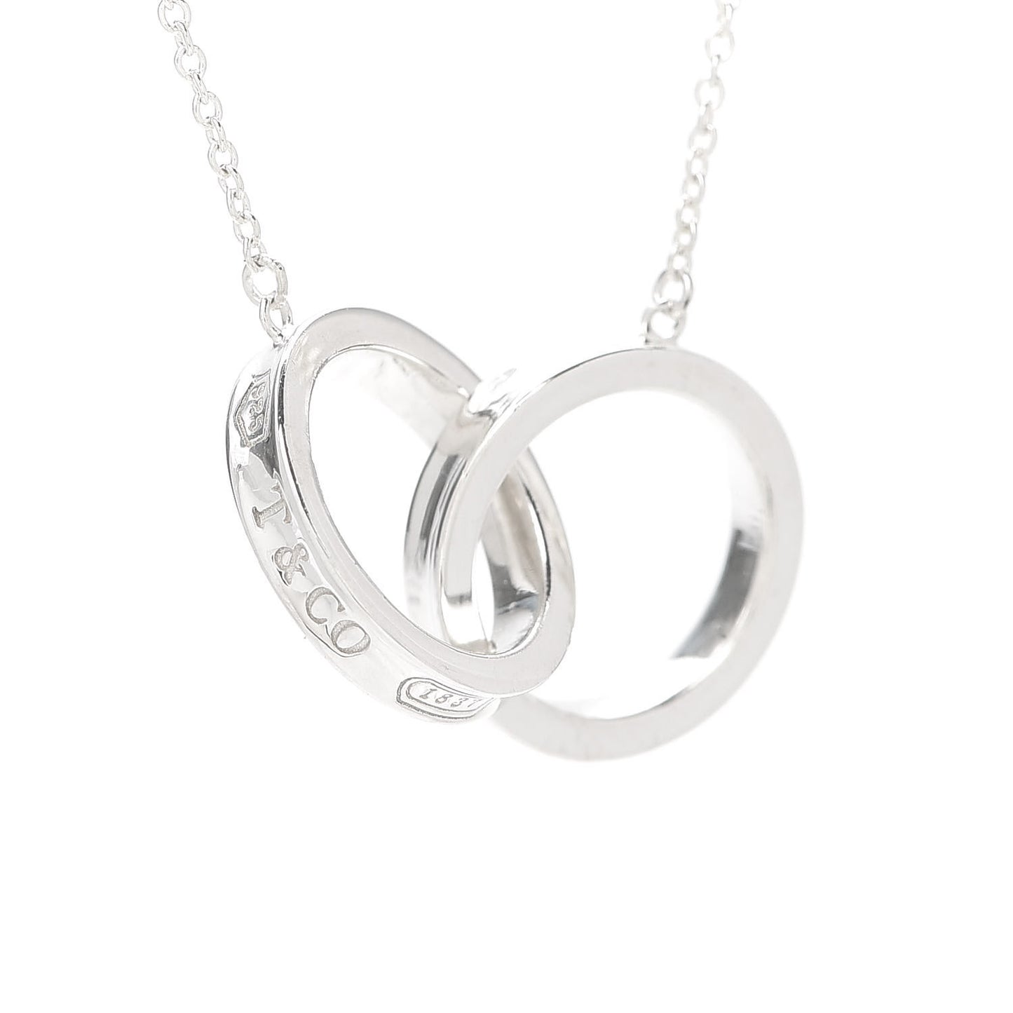 Sterling Silver 1837 Interlocking Circles Pendant Necklace