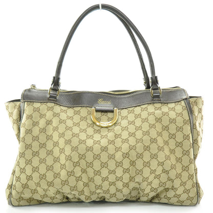 Gucci Monogram D Gold Tote Ebony 1 of 9