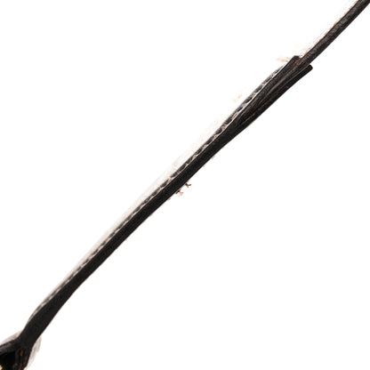 Gucci Canvas Bamboo Horsebit Print Hobo White 13 of 14