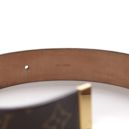 Louis Vuitton Monogram Ceinture Belt Gold Buckle 70 28 6 of 11