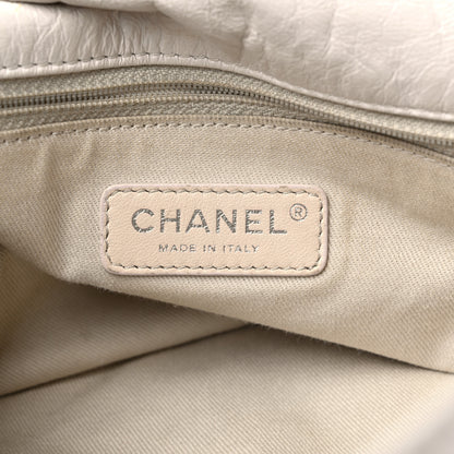 Chanel Calfskin Stitch It Accordion Flap White 6 of 18