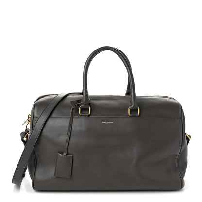 Saint Laurent Calfskin Classic Duffle 12 Earth 1 of 10
