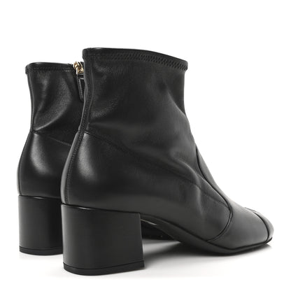Chanel Stretch Lambskin Cap Toe CC Short Boots 41 Black 4 of 10