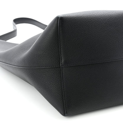 The Row Grained Calfskin Medium N/S Park Tote Black 9 of 10