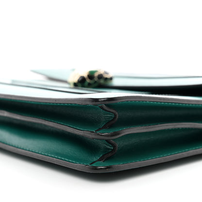 Bulgari Calfskin Serpenti Forever Shoulder Bag Emerald Green 9 of 12