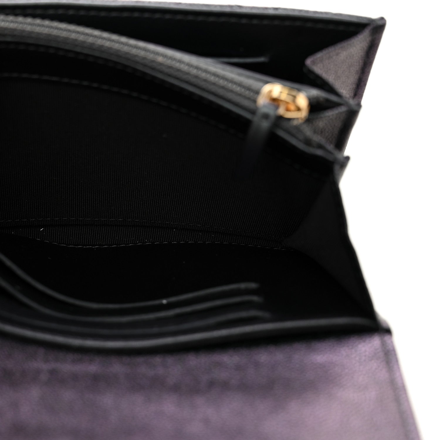 Chanel Iridescent Caviar Quilted Medium Flap Wallet Black 8 of 10