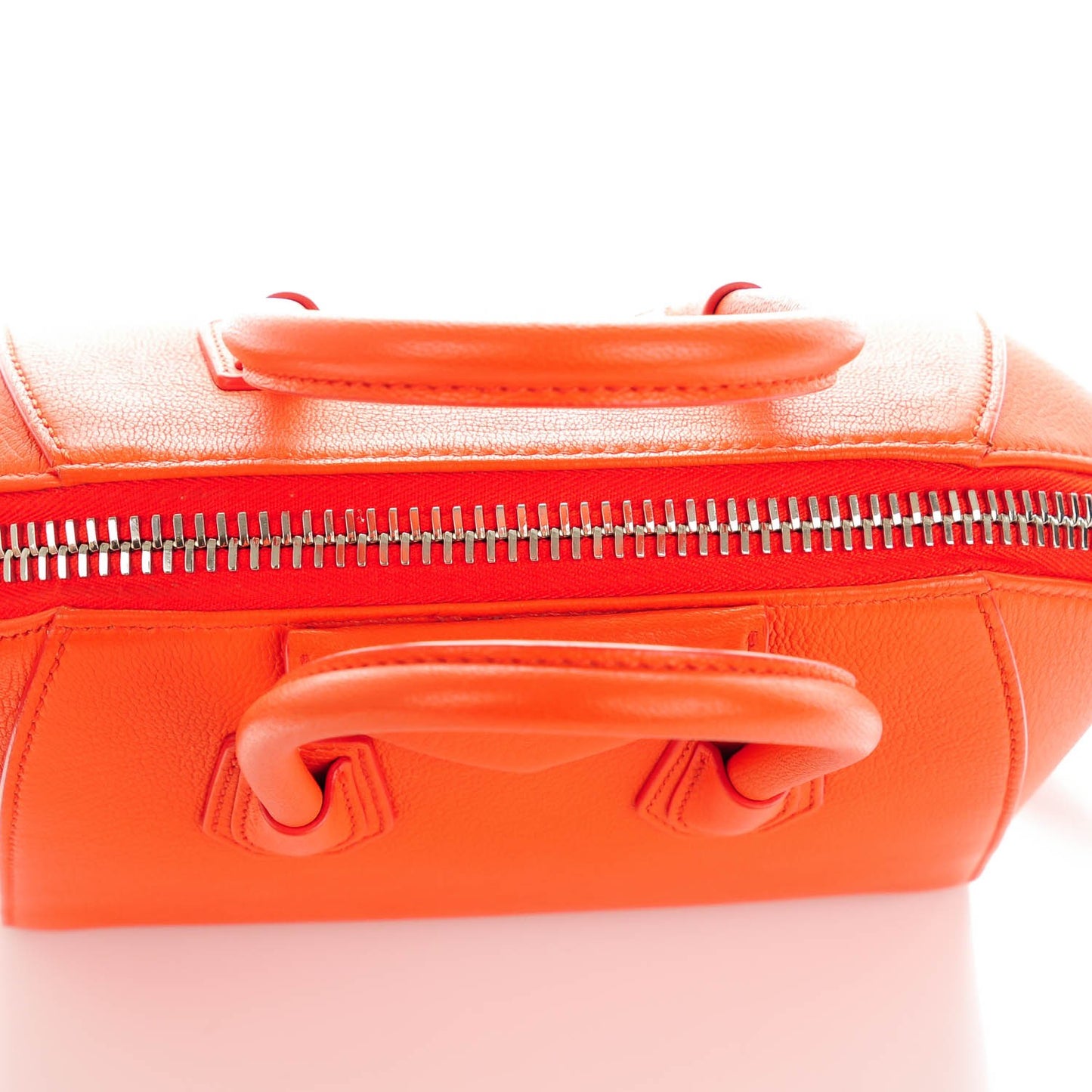Sugar Goatskin Mini Antigona Burnt Orange